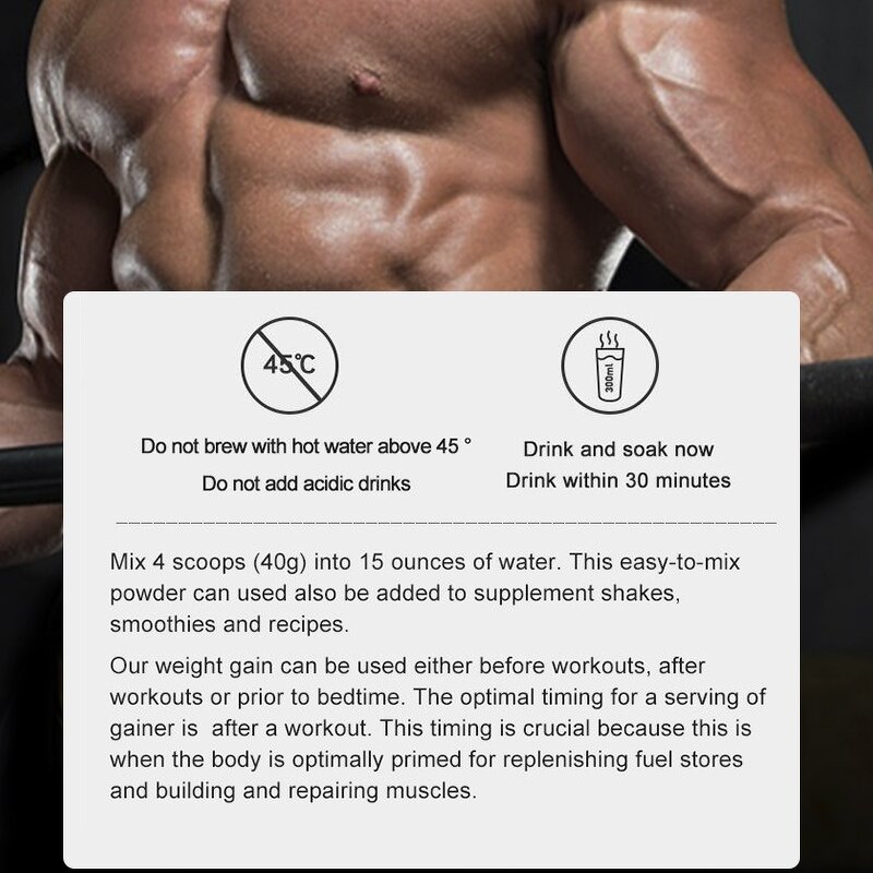 Whey Protein Powder - Manufacturer 100% Halal Mass Weight Gainer Muscle Growth