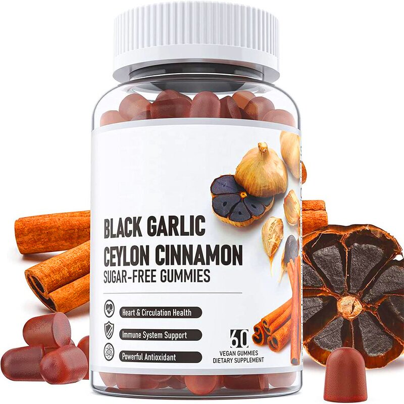 Black Garlic Gummies - Manufacturer Aged 1000mg Ceylon Cinnamon Chromium Supplement
