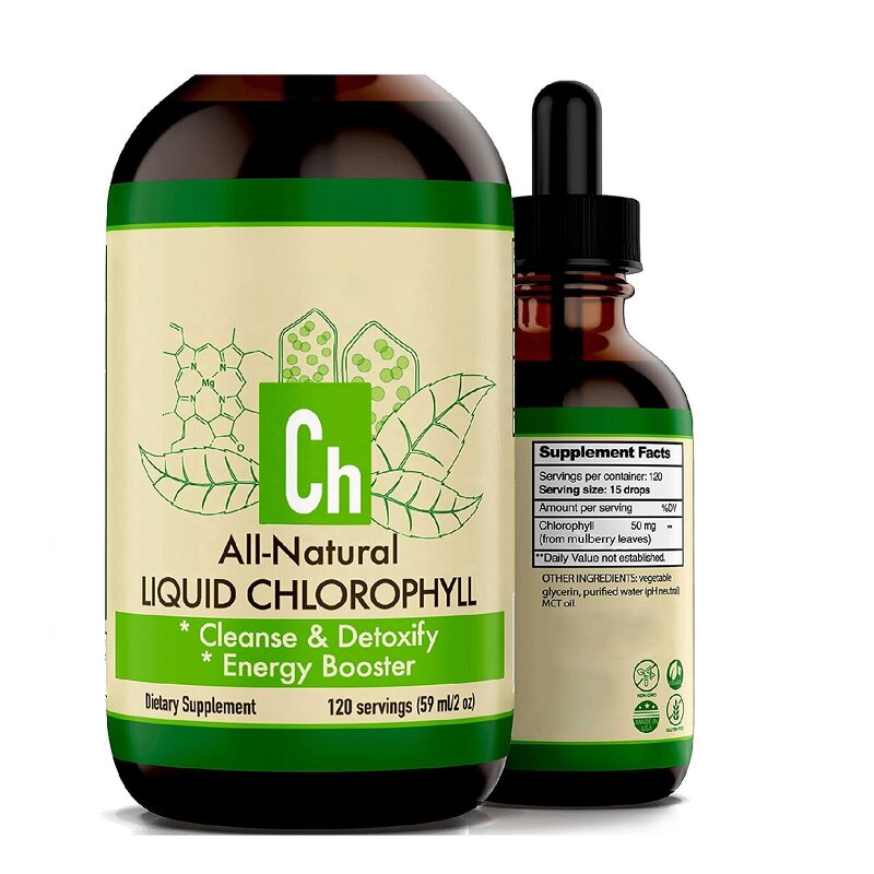 Chlorophyll Drops - Manufacturer Private Label Highly Absorbent Energy Digestion