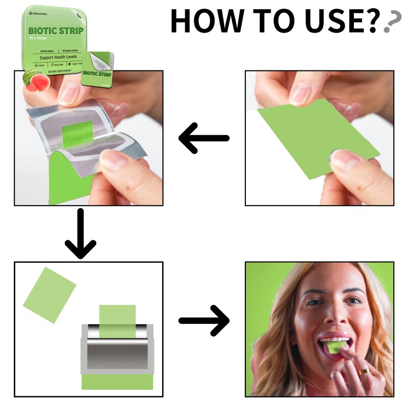 Biotics Oral Strips - Manufacturer Factory Price Energy Support Vitamin Supplement