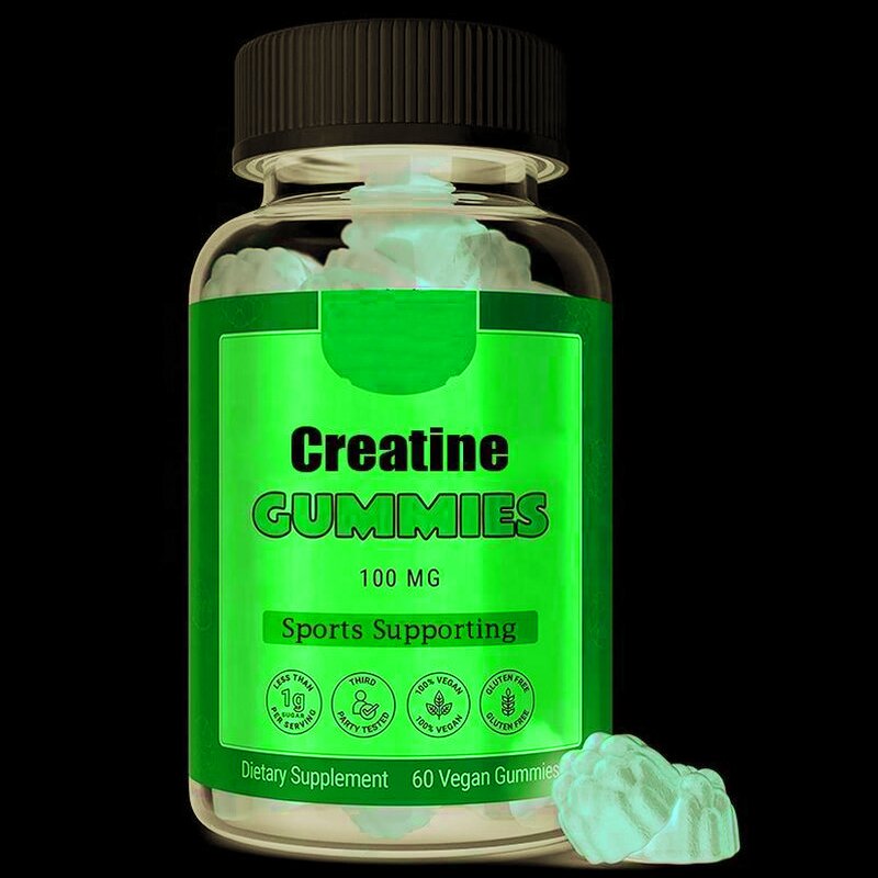Creatine Gummies - Manufacturer Vegan L-Carnitine Pre Workout Men Women Supplement