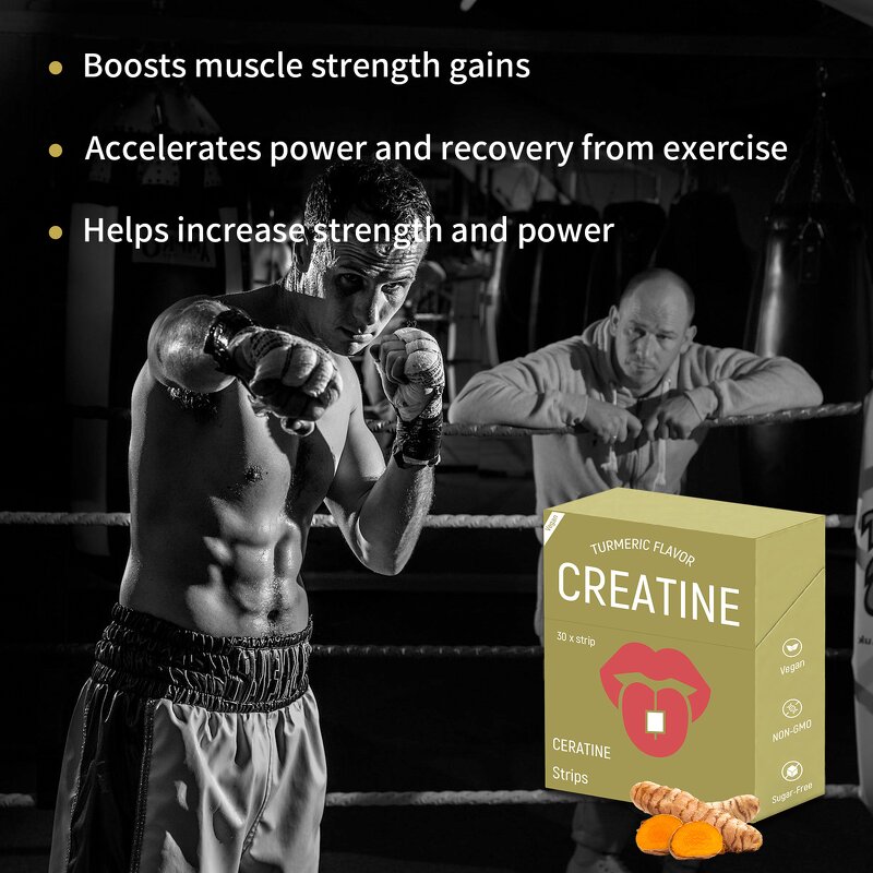 Biotin Creatine Strips - Manufacturer Vegan Energy Supplement Sublingual Quick