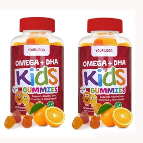 Kids DHA Gummies - Manufacturer 100% Organic Multivitamin Omega 3 6 9 Brain Heart