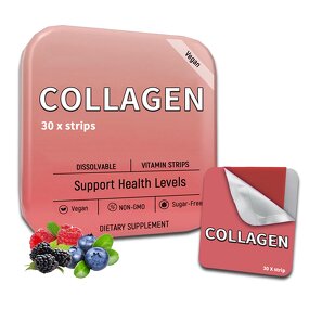 Glutathione Oral Strips - Manufacturer Hot Sales Skin Whitening Vitamin C Collagen