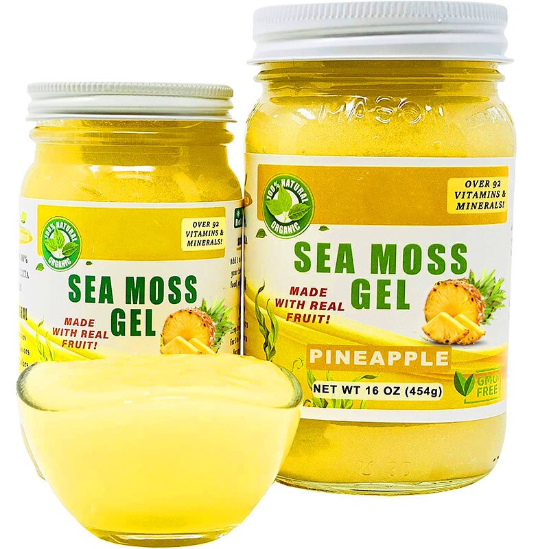 Sea Moss Gel - Manufacturer In Stock Irish Flavored Mixed Ginger Purple Seamoss Gel