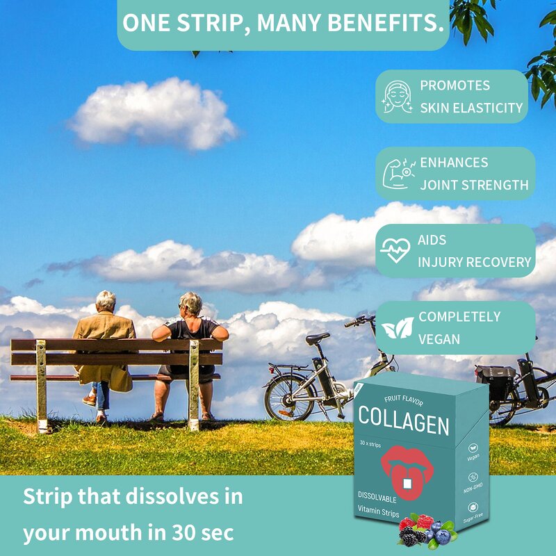 Collagen Oral Strips - Manufacturer OEM/ODM Natural Skin Whitening Anti Aging
