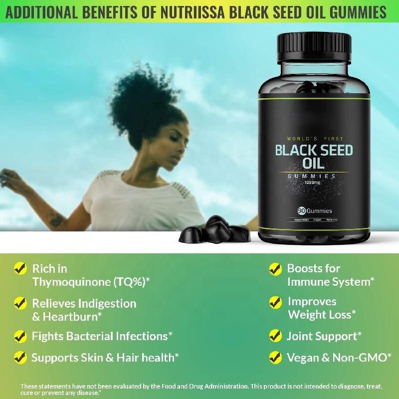 Black Seed Oil Gummies - Manufacturer OEM ODM Wholesale Organic Cold-Pressed Vegan