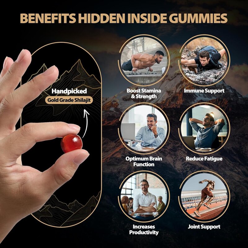 Shilajit Gummies - Manufacturer OEM Private Label Himalayan Energy Brain Memory Support