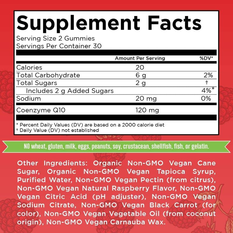 CoQ10 Gummies - Manufacturer Customized Vegan Sodium Coenzyme Q10 Heart Immune