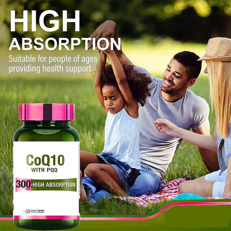 CoQ10 Capsules - Manufacturer With PQQ Heart Health Anti Fatigue Fertility Support