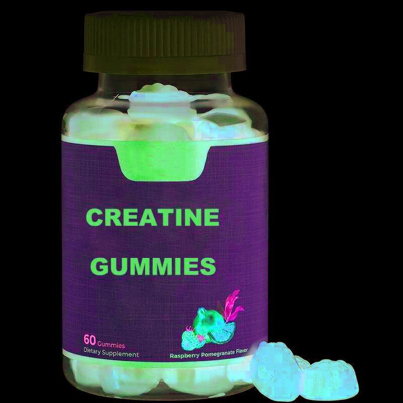 Creatine Gummies - Manufacturer Vegan L-Carnitine Pre Workout Men Women Supplement