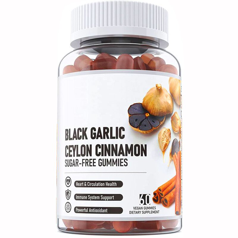 Black Garlic Gummies - Manufacturer Aged 1000mg Ceylon Cinnamon Chromium Supplement