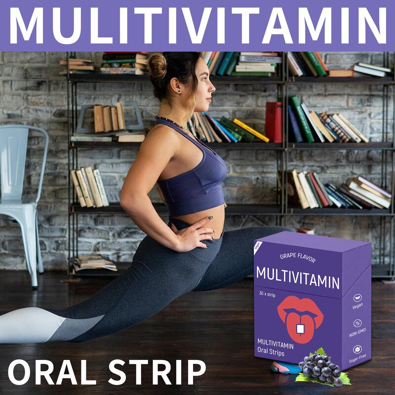 Multivitamin Strips - Manufacturer OEM/ODM Mineral Immunity Vegan Fast Dissolving