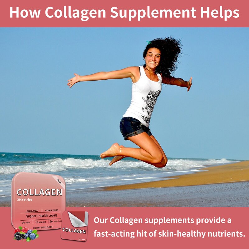 Glutathione Oral Strips - Manufacturer Hot Sales Skin Whitening Vitamin C Collagen