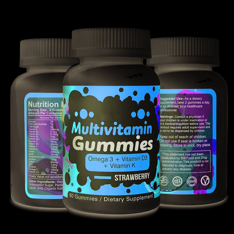 Kids Multivitamin - Manufacturer Sugar Free Fruit Flavor Immunity Boost Gummy
