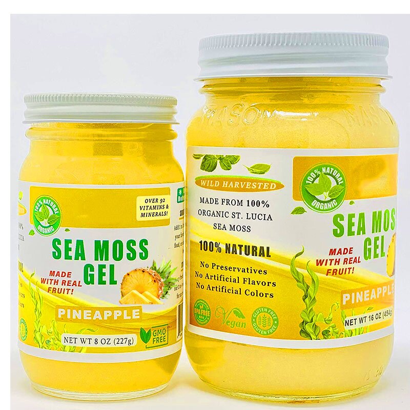 Sea Moss Gummies - Manufacturer Customized Shatchels 100% Sea Moss Gel Seamoss