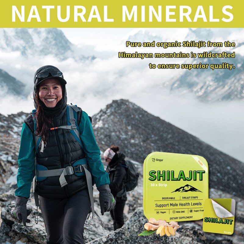 Shilajit Oral Strips - Manufacturer OEM/ODM Sugar Free Brain Energy Hormone