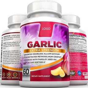 Garlic Softgels - Manufacturer Nutrition Odorless Allium Sativum Potent Supplement