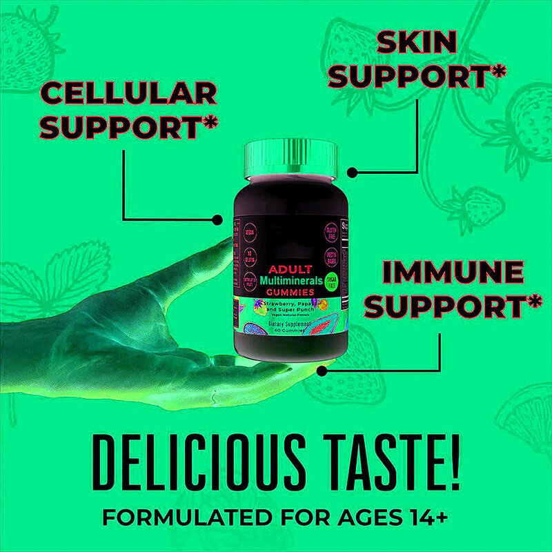 Calcium Gummies - Manufacturer Strong Bones Magnesium Zinc Vitamin D Women Men Kids