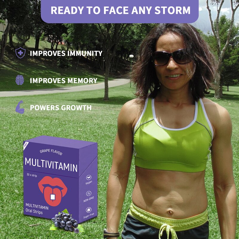 Multivitamin Strips - Manufacturer OEM/ODM Mineral Immunity Vegan Fast Dissolving