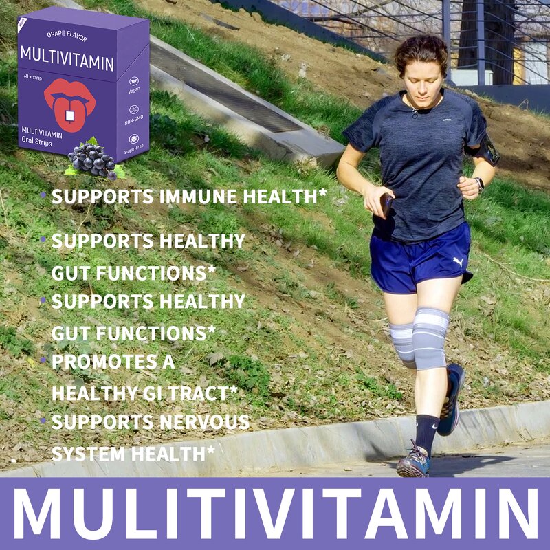 Multivitamin Strips - Manufacturer OEM/ODM Mineral Immunity Vegan Fast Dissolving