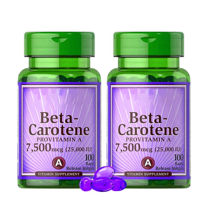 Beta Carotene Softgels - Manufacturer Essential Nutrition Immune Eye Health 100Ct
