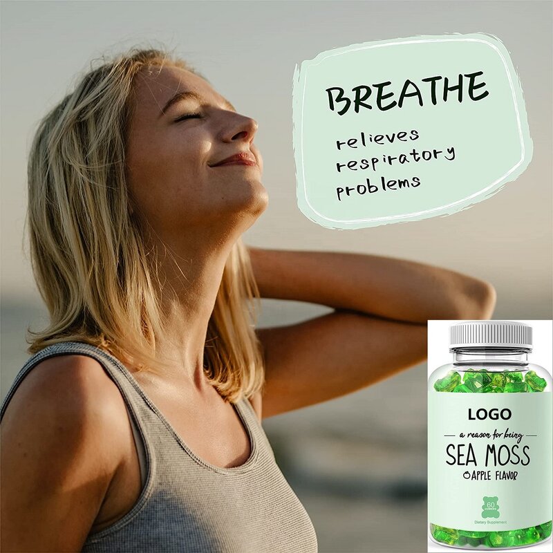 Sea Moss Gummies - Manufacturer Private Label Organic Irish Bladderwrack Burdock Elderberry