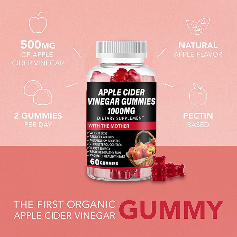 ACV Gummies - Manufacturer Private Label Organic Vegan Bear Apple Cider Vinegar