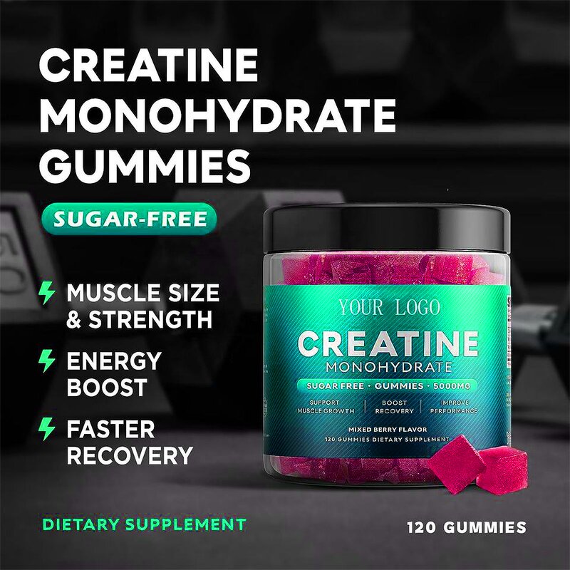 Creatine Gummies - Manufacturer Private Label Pre Workout Muscle Growth Energy Supplement