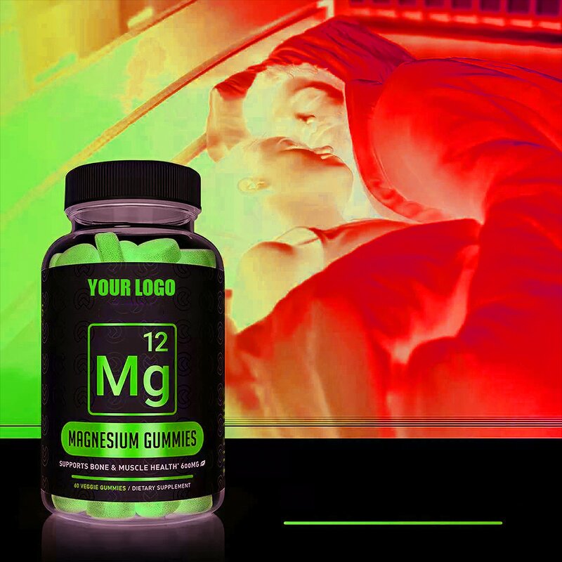 Magnesium Gummies - Manufacturer 600mg Glycinate Citrate Sleep Stress Cramp Relief