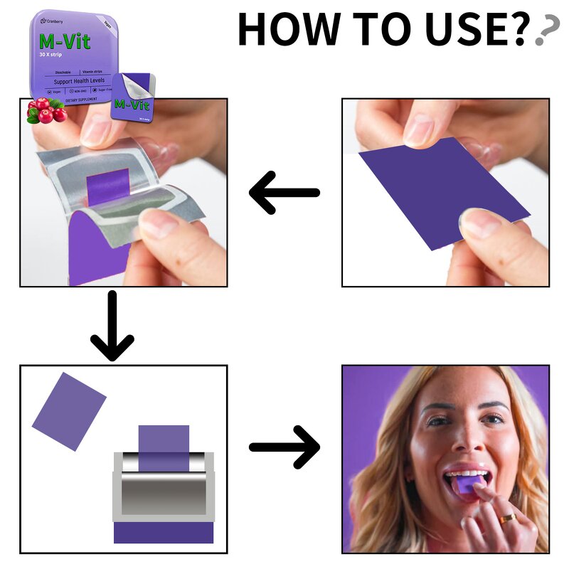 Multivitamin Strips - Manufacturer OEM Custom Flavor High Absorption Oral Thin Film