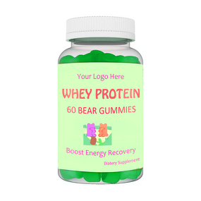 Whey Protein Gummies - Manufacturer Wholesale 60Ct Private Label Custom Logo Printing