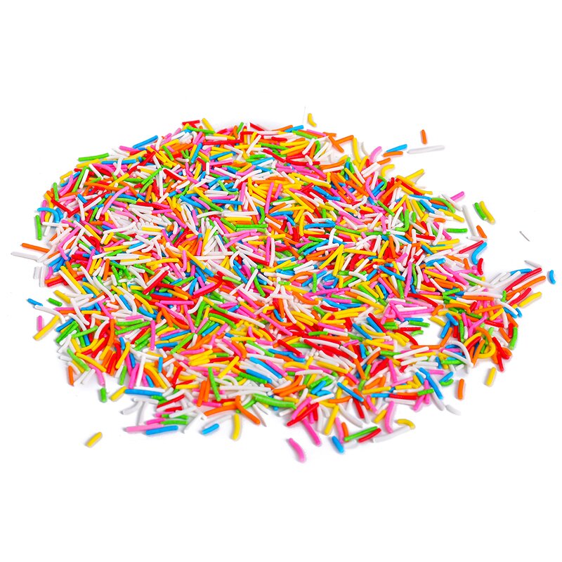 Cake Sprinkles Manufacturer - Mini Needles Confetti Mixed Colors Jimmies