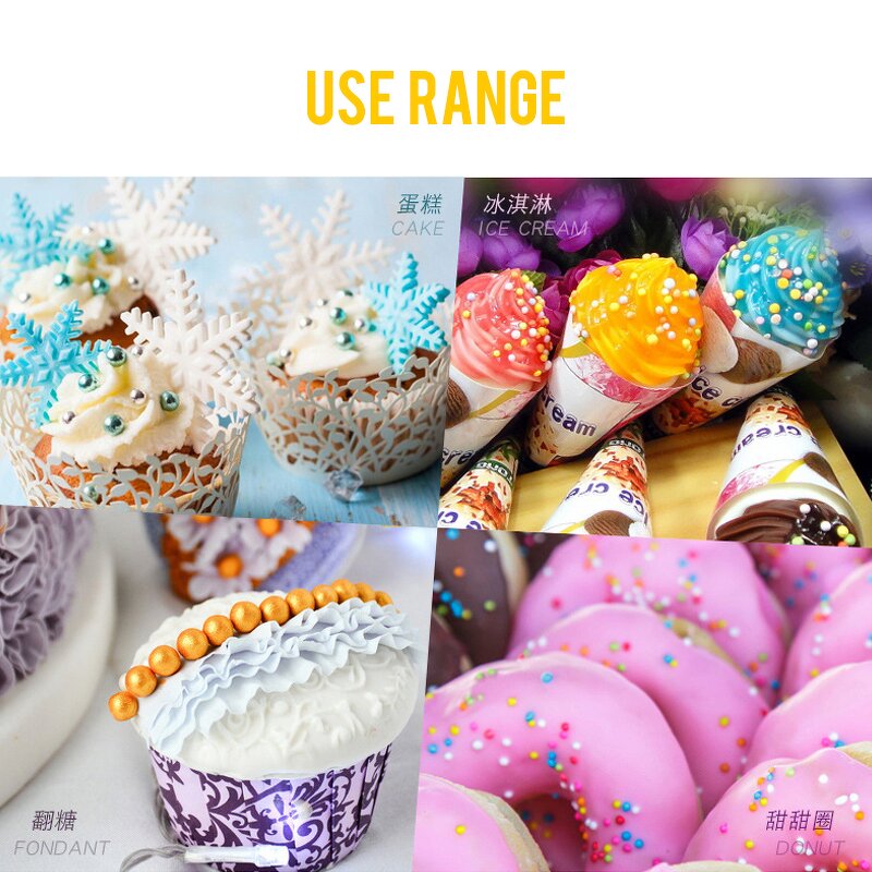 Cake Sprinkles Manufacturer - Halal Vegan Custom Birthday Sugar Figures