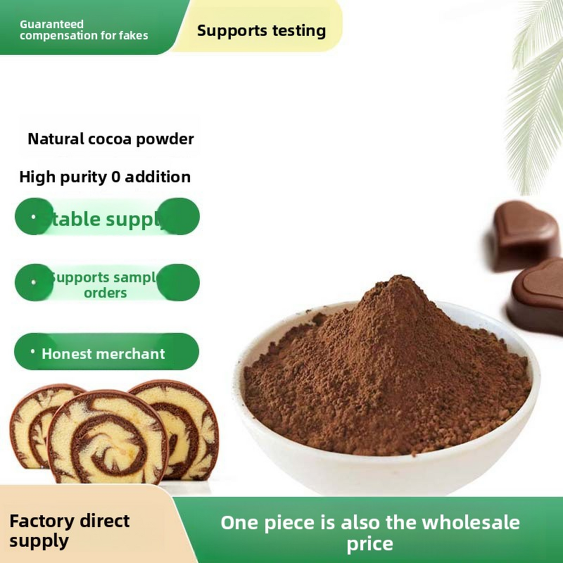 Large Quantities of Food-Grade Cocoa Powder Natural Chocolate Raw Materials for Baking Stock of Quality Food Additives Available