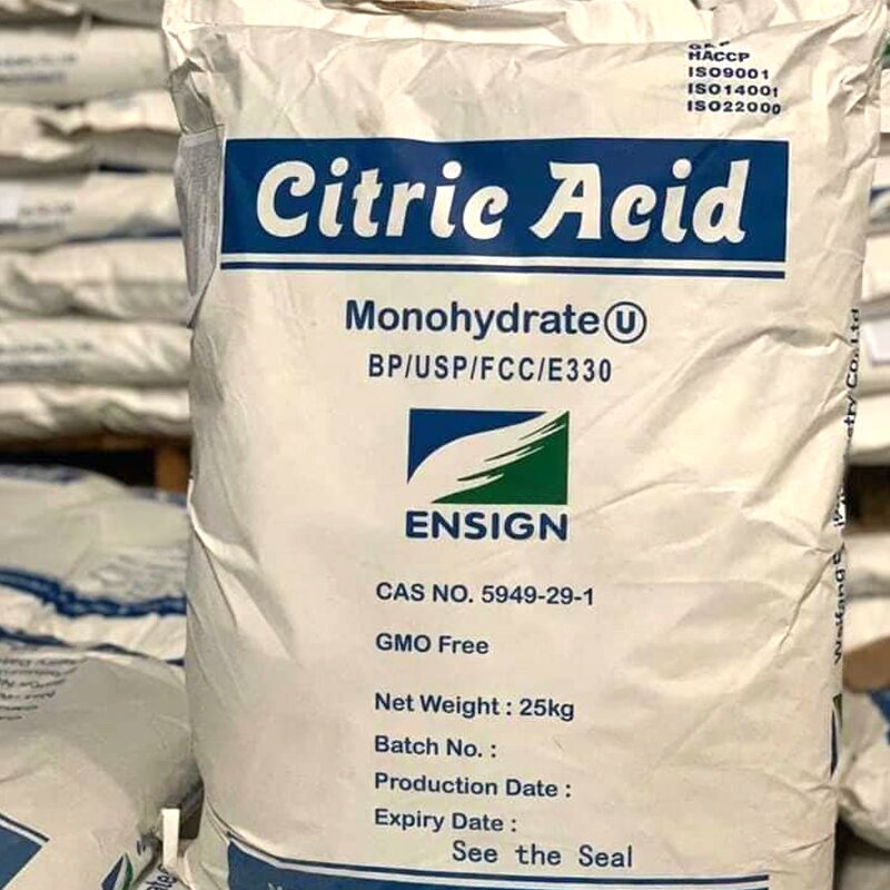 Citric Acid Manufacturer - Wholesaler Food Grade Dihydrate Monohydrate