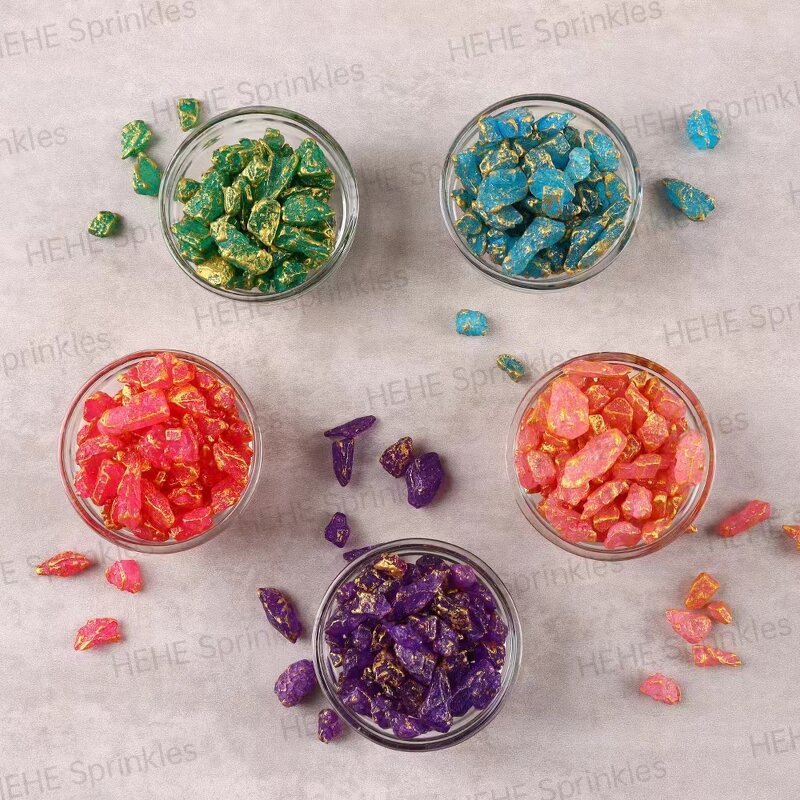 Cake Sprinkles Manufacturer - Edible Bead Jimmies Holiday Style Food Grade
