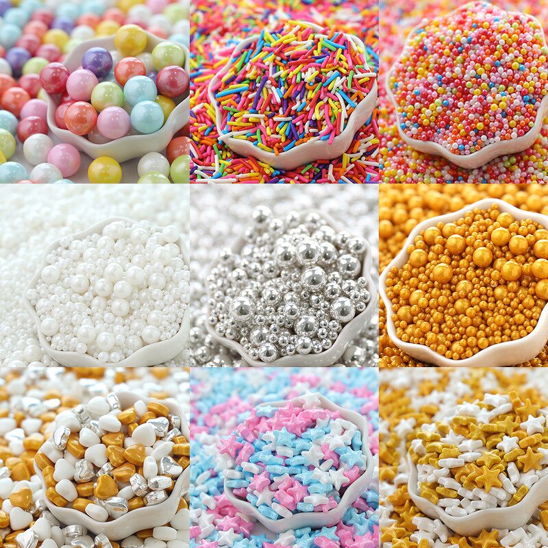 Cake Sprinkles Machine Manufacturer - Halal Doking Matte Sugar Pearls