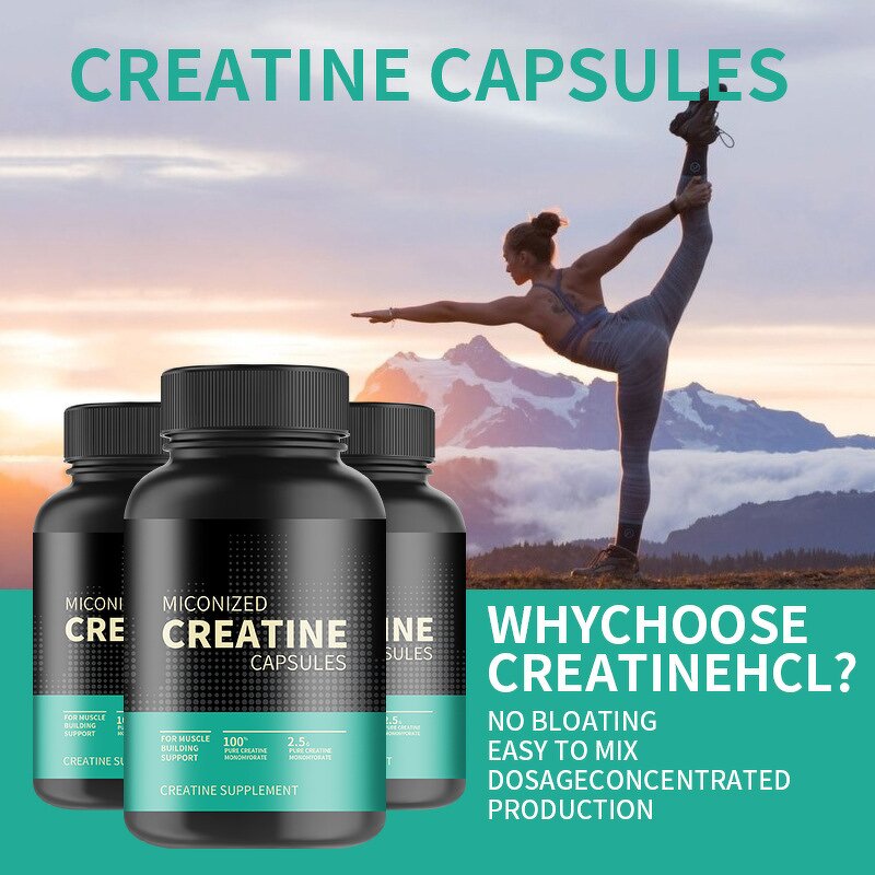 Creatine Capsules - Manufacturer OEM ODM Monohydrate Muscle Building Private Label