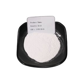 Ferulic Acid - Manufacturer 98% Rice Bran Extract CAS1135-24-6 Cosmetic Grade