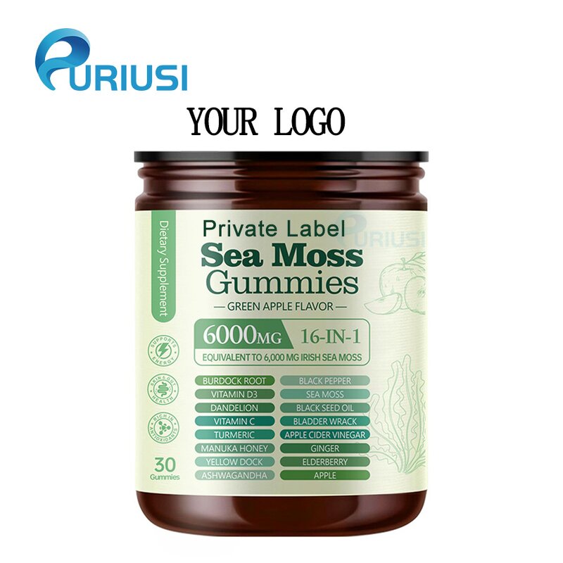 Sea Moss Gummies - Manufacturer OEM ODM Organic Vitamin Bladderwrack Private Label