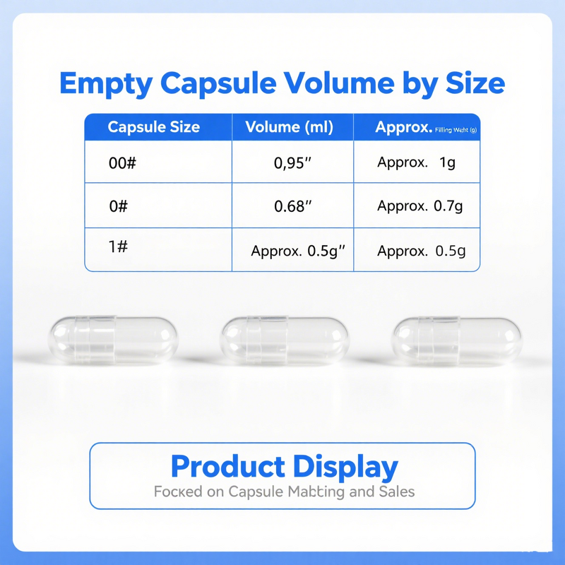 Gelatin Capsule Shell - Manufacturer Factory Direct Hollow Dissolving Capsule Shell