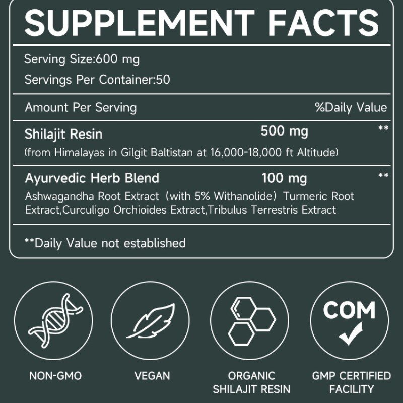 Shilajit Resin - Manufacturer OEM Pure Himalayan 85+ Trace Minerals Shilajit Resin
