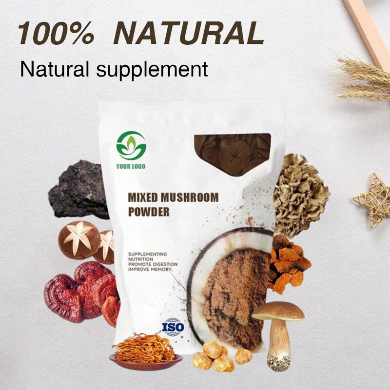 Mushroom Coffee Powder - Manufacturer Private Label Reishi Mushroom Coffee Factory