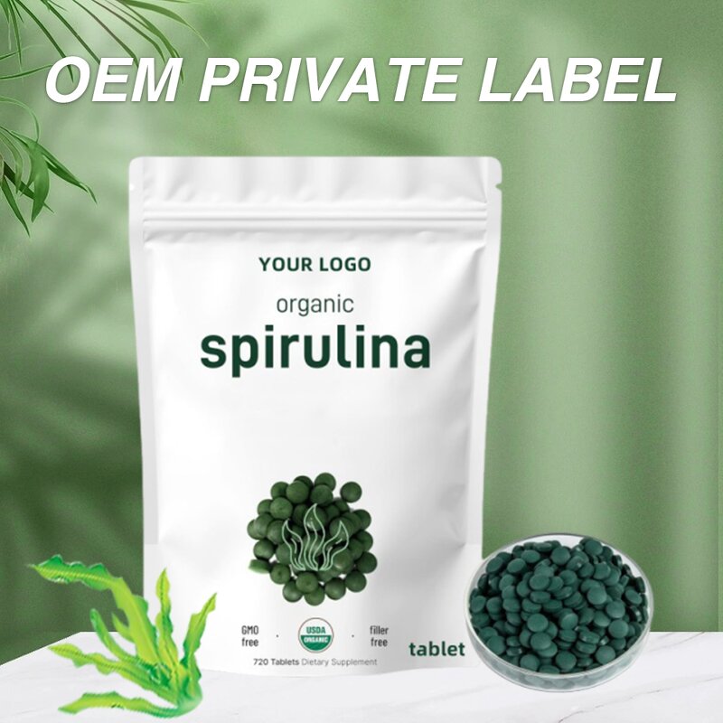 Spirulina Powder - Manufacturer OEM Private Label Pure Spirulina Tablet Powder