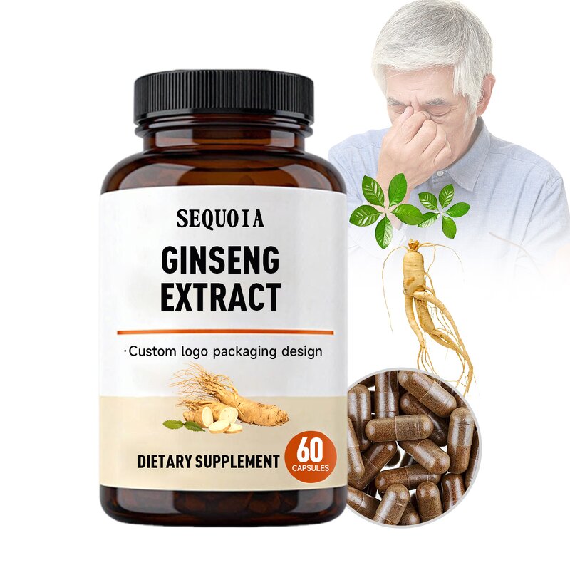 Ginseng Capsules - Manufacturer OEM High Quality Pure Ginseng Extract Capsules