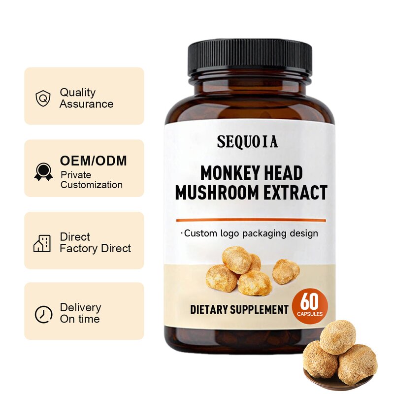 Lions Mane Capsules - Manufacturer OEM High Quality Hericium Erinaceus Extract