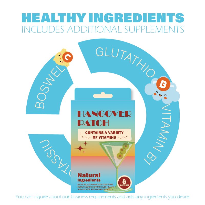 Hangover Patch Manufacturer - 2025 Trending Natural Transdermal for Party Recovery