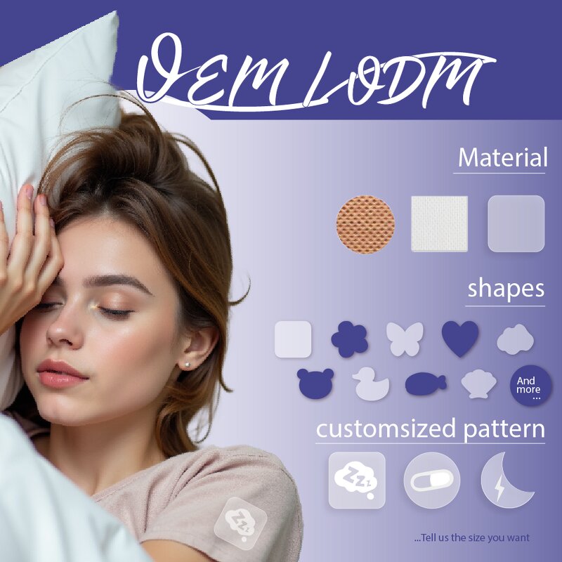 Sleep Patch Manufacturer - Best Selling Customized Color with L-Tryptophan for Teenagers