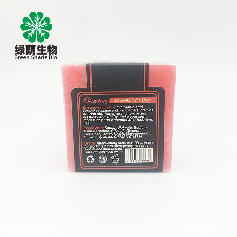 Strawberry Toilet Soap Manufacturer - Private Label 100% Organic Handmade Silicon-Free Whitening